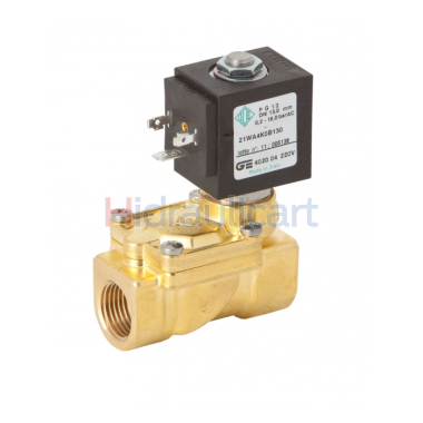 2-Way Normally Open Solenoid Valves Brass