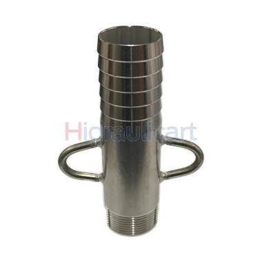 Male Stainless Steel Cannon With Rings