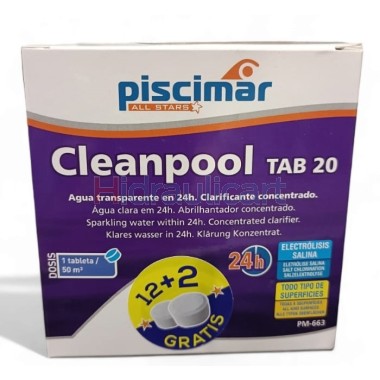 CLEANPOOL Tab 20 Brightening Coagulant - PM-663