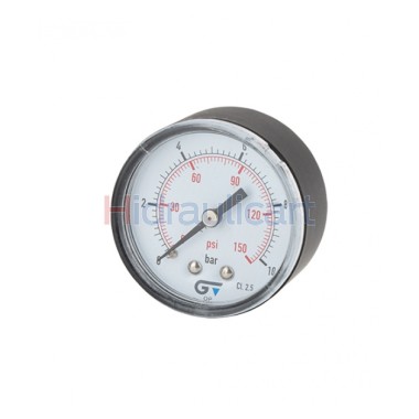 Pressure gauge - rear outlet