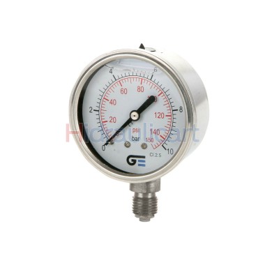 Glycerin Manometer - Stainless Screw