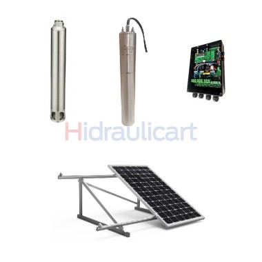 Solar Submersible Pump Kit - DC/AC Motor