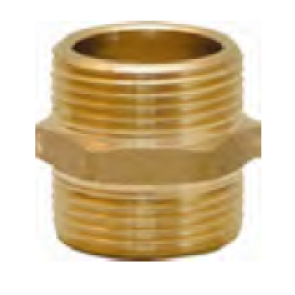 Brass Double Bushing