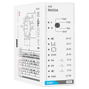 Alternation Relay for central 2 motors and alarm RA25A