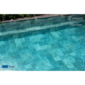 Tela de Piscina Elbe UNIQUE Cyprus green 3D