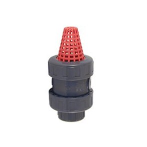 PVC bottom valve with spring