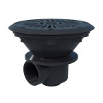 Bottom Drain 210mm Anthracite for Liner Astralpool