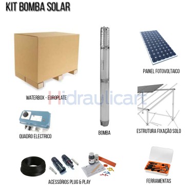 Kit de pompe à forage solaire Waterbox