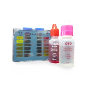 Kit d'analyse du chlore total, du brome et du pH