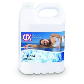 CTX-504 Anti-algues spécial pour piscines avec électrolyse
