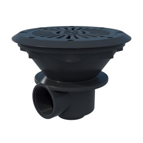 Bonde de Fond 210mm Anthracite pour Liner Astralpool