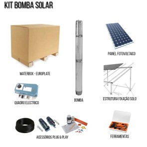 Kit de pompe à forage solaire Waterbox