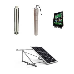 Kit pompa sommergibile solare - Motore CC/CA