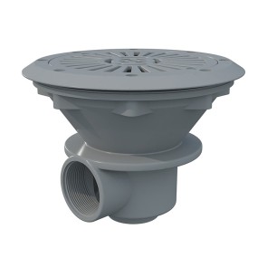 Scarico inferiore 210 mm grigio per Astralpool Liner